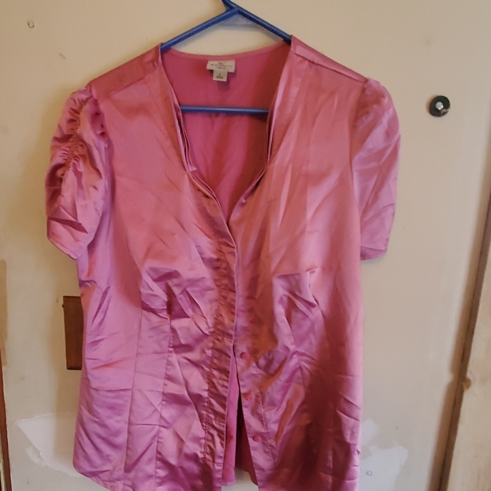 Worthington pink blouse